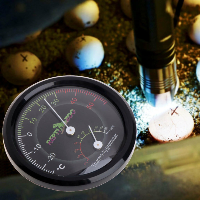 Tortoise Reptile Vivarium Terrarium Thermometer Thermo-hygrometer Humidity Gauge