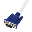 10M VGA Cable Male to Male 3+4 HD Fully Wired 15PIN for Lcd Crt Projector P