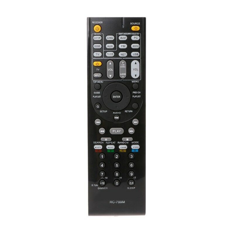 RC-799M Remote Control For Onkyo RC-834M HT-R391 HT-R558 HT-R590 HT-R591 RC-803M