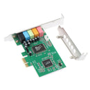 New PCI Express PCI-E 5.1 Ch 6 Channel Audio Digital Sound Card Support WINS Hn