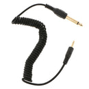 3.5mm to 6.35mm Flash Connecting Pc Sync Cable ,Extendable to 1 Meter