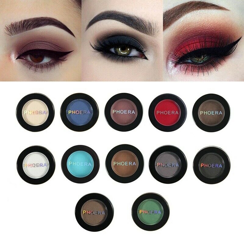 Phoera 12 Colors Natural Matte Eye Shadow Waterproof Palette Pigment Nude E Y2T6
