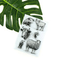 Animals Pig Cow Sheep Clear Stamps Scrapbooking Card Making Photo Album FT
