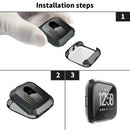 360 Degree  Cover For Fit Bit Versa Band Case Plating Coque Fit Bit Versa