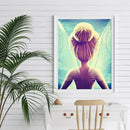 5D DIY Full Round Drill Rhinestone Diamond Painting Elf Girl Cross Stitch