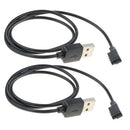 2 Pieces High Quality 2 Pin USB Watch Charging Cable  Charging Base
