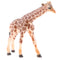2x Small Realistic Animal Figures Forest Camel Giraffe for Collectibles