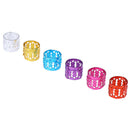 100x DIY Dreadlock Beads Adjustable Hair Braid Rings Cuff Clips Wholesale Kid Gw