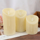 3 LED candle for outdoor use with timer flashing flameless candles outdoor ca FT
