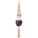 4 Pcs Plant Hangers Indoor Outdoor Hanging Planter Basket Jute Rope Flower