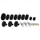 Drum Accessories Kit Cymbal Felts + Cymbal Sleeves + Wing Nuts + Washers