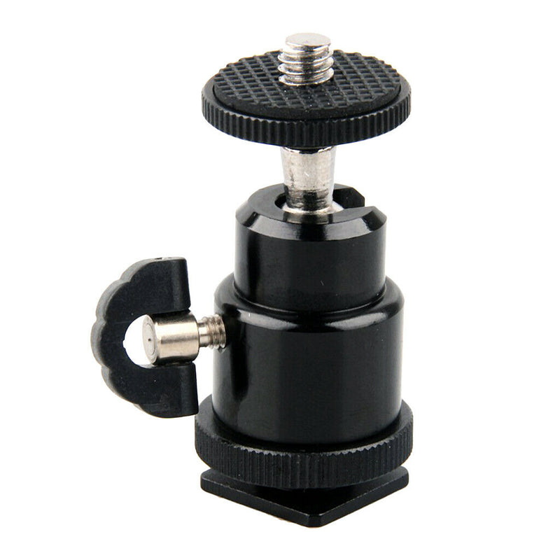 1/4 '' Smart Head Bracket Hot Contact Slide  For Camera Tripod Black