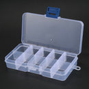 Pack of 4Pcs Plastic Jewelry Box Organizer Storage Container with Adjustabl