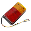 2pc 12V 10 LED Truck Car Trailer Rear TailLight Stop Durable Indicator LampJ Bj
