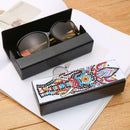 DIY Diamond Painting Sunglasses Case Portable Leather Glasses Storage Box