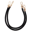 2pcs Bag Accessories Repair Replacements Handle Rope Handbag Straps Black