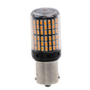 1x Yellow 1156 1095 1141 P21W BA15S 7506 LED 3014 144-SMD Turn Signal LightSA3C
