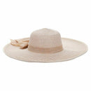 Summer Women Floppy Hat Big Bowknot Straw Hat Wide Brim Beach Hat Sun Hat c