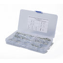 125PCS Industrial Mechanical Hitch Hair R Cotter Pin Tractor Clip Assortment