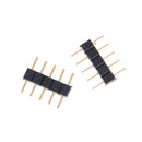 10pcs 5PIN RGBW Connector Adapter pin needle male type double For LED Strip FT
