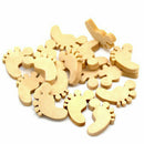 Wooden Embellishments for Crafts Rustic Wedding Decoration Buttons Crafting K9N6
