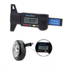 Digital LCD Tyre Tire Tread Depth Gauge 0-25.4mm Metric / Inch Black