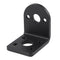 Black Metal L Shaped Mounting Bracket Holder for 25mm Gear Motor E4D6