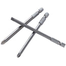 10pcs/set S2 Steel Slotted Phillips Head Batch Electric Screwdriver Bits