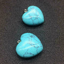 Worry Heart Pocket Stone Palm Crystal Love Carved Puff Healing Balancing B6T8