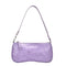 Women Totes Bags Alligator PU Elegant Shopping Shoulder Handbag (Purple)