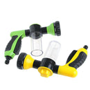 8 Function Spray Nozzle Gun Garden Hose Sprayer Water Pipe Fitting Yellow