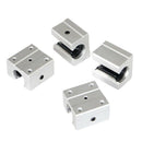4Pcs 12Mm/0.47Inch SBR12UU Aluminum Open Linear Router Motion Bearing Solid G7B1