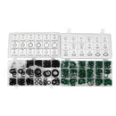 495PCS 36 Sizes O-ring Kit Black&Green Metric O ring Seals Rubber O ring Ga