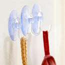 20X Transparent Wall Hooks Hanger Kitchen Bathroom Suction Cup Sucker Strong New
