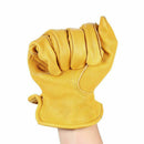 1 Pair Leather Gloves For Men, Work Gloves For Ladies, Assembly Gloves Safe