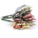 12pcs Christmas Leaves Home Scrapbooking Flower Wall Gifts Diy Artificial Plants
