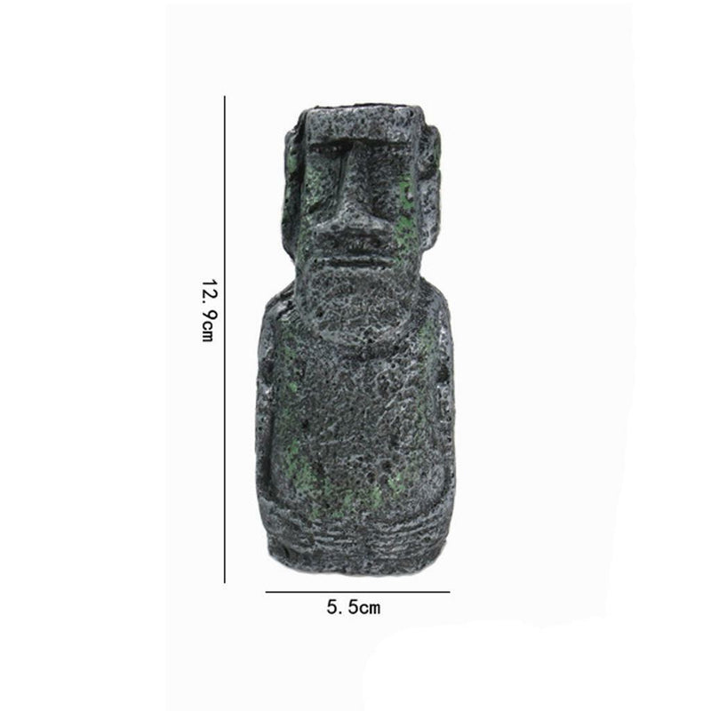 Fish Tank Aquarium Ornament Roman Sculpture Fish Hideouts Stone Places S