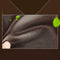Solid Color Shoulder Bags Business PU Leather Men Messenger Bags (Black) SN9F