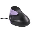 Ergonomic Design Vertical Optical Mouse USB Mouse Wrist Pain Healing Purple