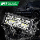 Led Light Bar 7 Inch 240W 24,000Lm Off Road Lights Pods Spot Flood Combo Tr