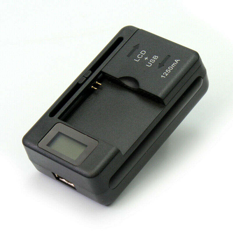 Durable Black Portable Universal Mobile Cell Phone Battery Travel Charg AQW