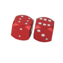 Cube Valve Caps Air Valve Caps Tire Valve For Car Truck Motorcycle Red
