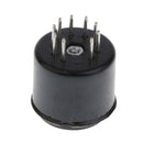 9 Pin Vacuum Tube Socket Saver Protector(Black)