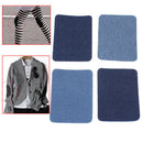 4Pcs Self Adhesive Denim Jeans Patches for Clothes Bags Repairing Sew D JXC