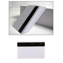 10pcs PVC PLASTIC BLANK WHITE CREDIT CARD 30 MIL With Stripe Magnetic Loco Z1G6