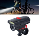 Bike Front Head Light Cycling Bicycle LED Lamp Flashlight 6 Modes + Clip Holder/