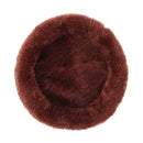 Animal Pet Hamster House Bed Washable Winter Warm Soft Mat(Dark Brown)(L) A