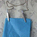 New Pro Napkin Holder Dental Lab Bib Crocodile Clip Flexible Metal Ball Chain