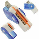 Mini All in One USB 2.0 Smart Card Reader SD/MMC/TF/Micro MS M2 Card Reader Hot