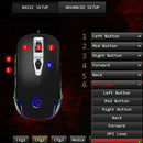 4800DPI Gaming Mouse USB Wired RGB Backlight 6 Programmable Macro Buttons Mice